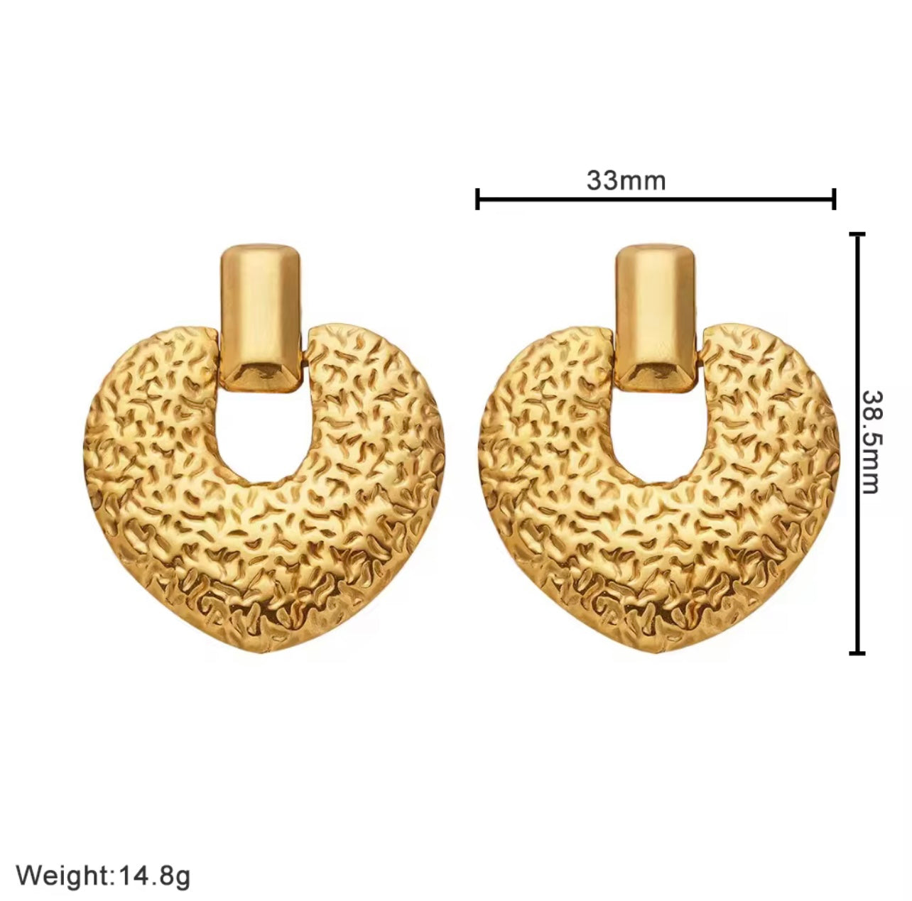 Leafy earrings