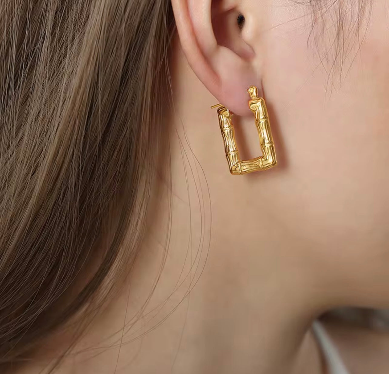 Bamboo earrings