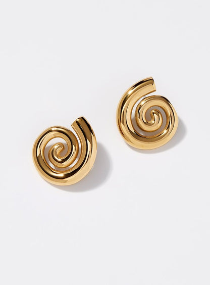 Swirl earrings