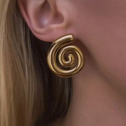 Swirl earrings