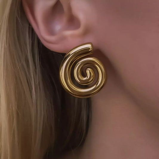 Swirl earrings